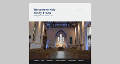 Desktop Screenshot of holytrinityfrome.info