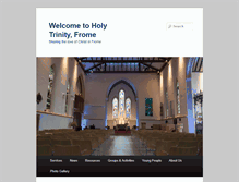 Tablet Screenshot of holytrinityfrome.info